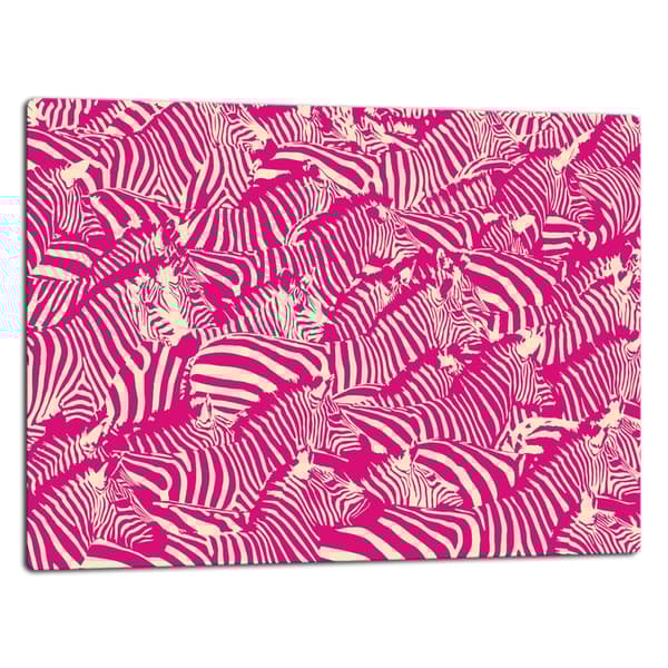 SKÄRBRÄDA I GLASPLATTA 52x40 ZEBRA