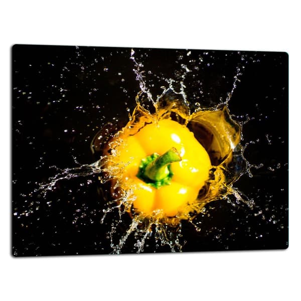 SKÄRBRÄDA I GLAS 52x40 SVARTA PEPPAR
