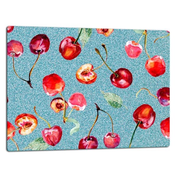 SKÄRBRÄDA I GLASPLATTA 52x40 FRUKT