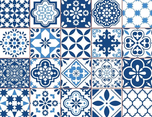 SKÄRBRÄDA I GLASPLATTA 52x40 MOSAIKKAKEL