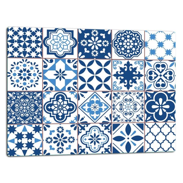 SKÄRBRÄDA I GLASPLATTA 52x40 MOSAIKKAKEL