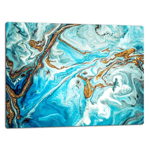 SKÆREBRÆT I GLAS 52x40 MARMOR