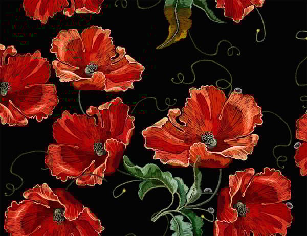 SKÄRBRÄDA I GLAS 52x40 BLOMMOR