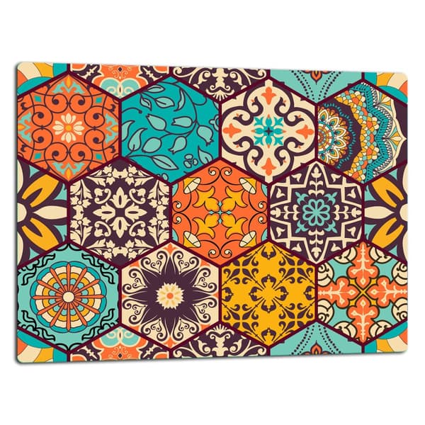 SKÄRBRÄDA I GLASPLATTA 52x40 MOSAIKKAKEL