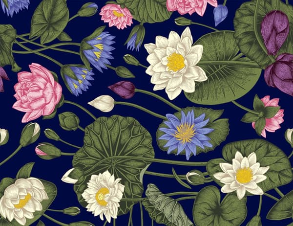SKÆREBRÆT I GLAS 52x40 BLOMSTER