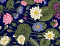 Miniatyrbillede 2 af 11: SKÆREBRÆT I GLAS 52x40 BLOMSTER