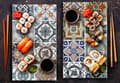 Pikkukuva 7 / 11: LASINEN LEIKKUULAUTA 2 x 30x52 MOSAIIKKI