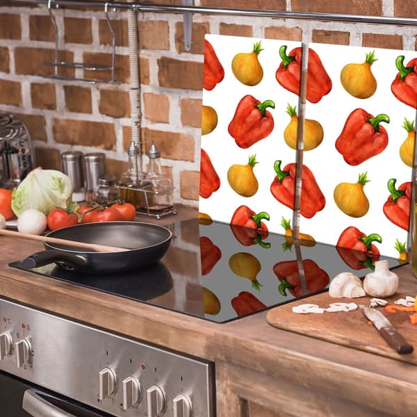 GLAS SKÆREBRÆT 2x 30x52 PEBERFRUGTER