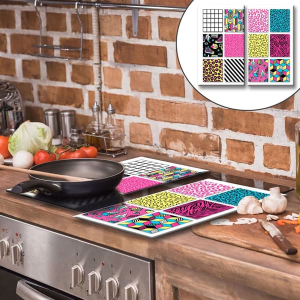 GLAS SKÄRBRÄDA 2x 30x52 MOSAIK