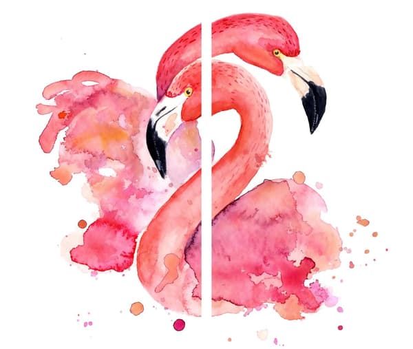 LASINEN LEIKKUULAUTA 2 x 30x52 FLAMINGOT