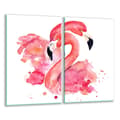 Pikkukuva 1 / 11: LASINEN LEIKKUULAUTA 2 x 30x52 FLAMINGOT