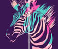 Miniatyrbild 2 av 11: GLAS SKÄRBRÄDOR 2x 30x52 ZEBRA