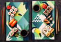 Pikkukuva 7 / 11: LASINEN LEIKKUULAUTA 2 x 30x52 MOSAIIKKI
