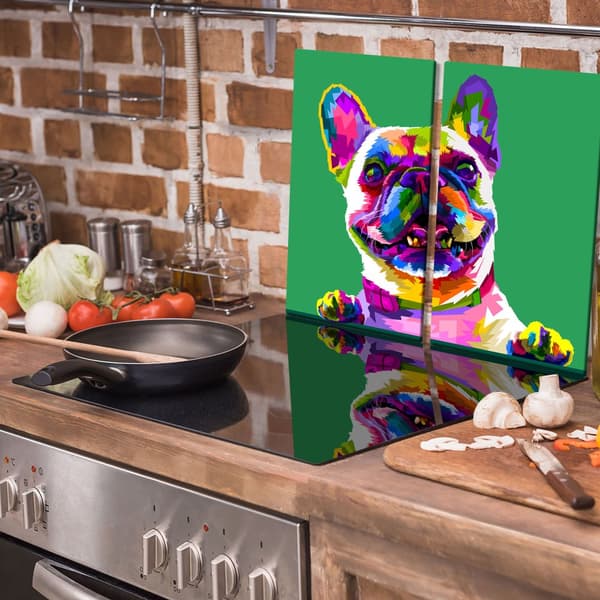 SKÄRBRÄDOR I GLAS 2x 30x52 HUND