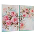 Miniatyrbild 1 av 11: GLAS SKÄRBRÄDA 2x 30x52 BLOMMOR