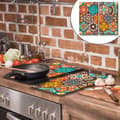 Pikkukuva 5 / 11: LASINEN LEIKKUULAUTA 2 x 30x52 MOSAIIKKI