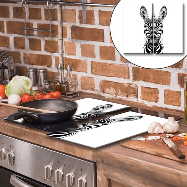GLAS SKÆREBRÆT 2x 30x52 ZEBRA