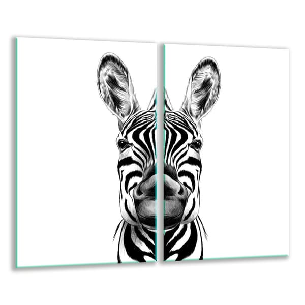 GLAS SKÆREBRÆT 2x 30x52 ZEBRA