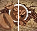 Miniatyrbild 2 av 11: SKÄRBRÄDA I GLAS 2x 30x52 KAFFE