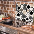 Miniatyrbillede 3 af 11: GLAS SKÆREBRÆT 2x 30x52 MOSAIK