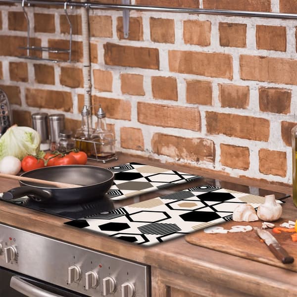 GLAS SKÆREBRÆT 2x 30x52 MOSAIK