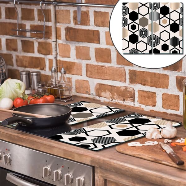 GLAS SKÆREBRÆT 2x 30x52 MOSAIK