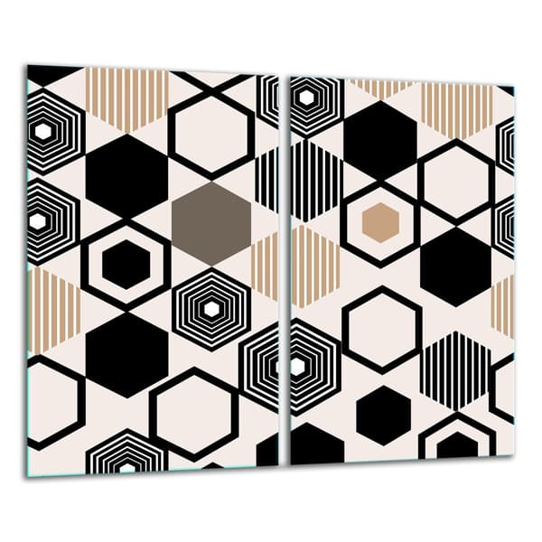 GLAS SKÆREBRÆT 2x 30x52 MOSAIK