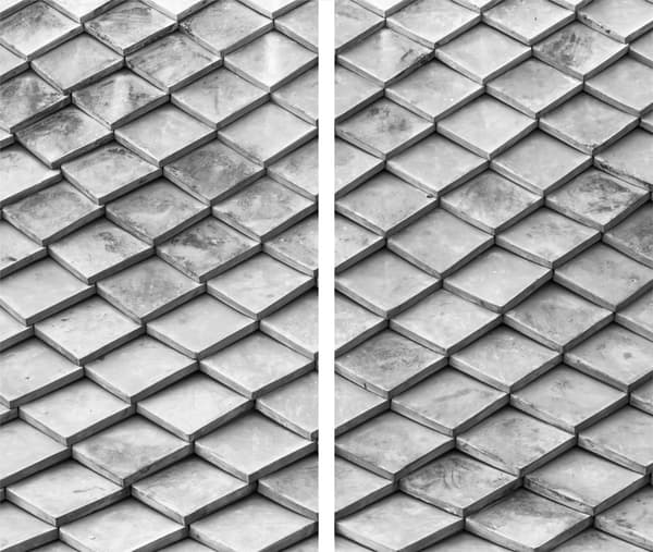 GLAS SKÆREBRÆT 2x 30x52 MOSAIK