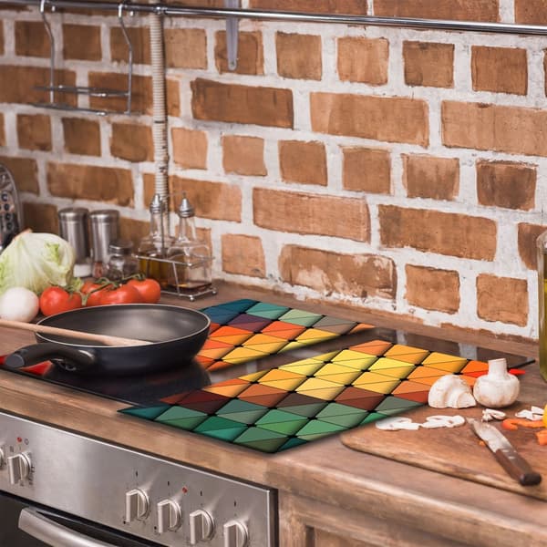 GLAS SKÆREBRÆT 2x 30x52 MOSAIK