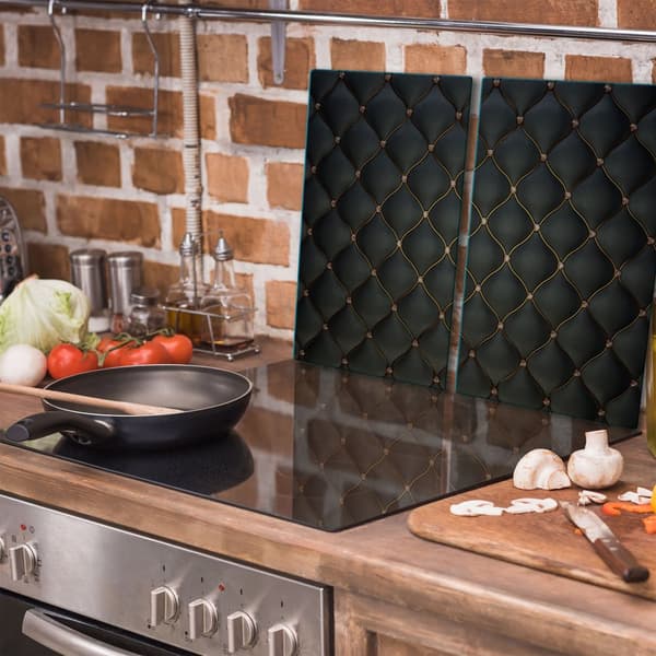 GLAS SKÄRBRÄDA 2x 30x52 SVART