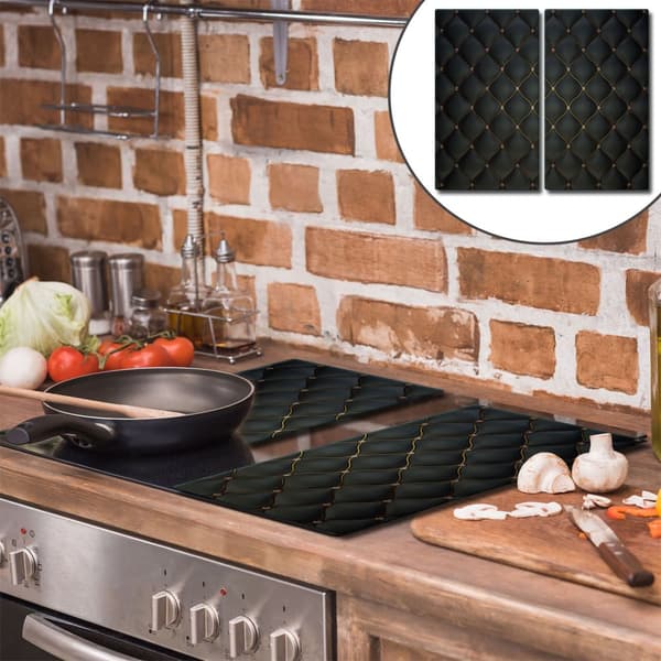 GLAS SKÄRBRÄDA 2x 30x52 SVART