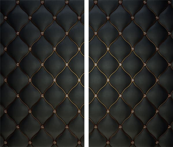 GLAS SKÄRBRÄDA 2x 30x52 SVART