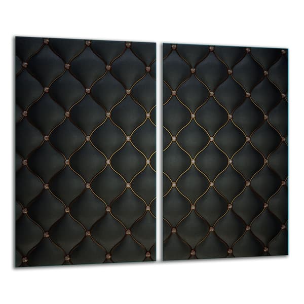 GLAS SKÄRBRÄDA 2x 30x52 SVART