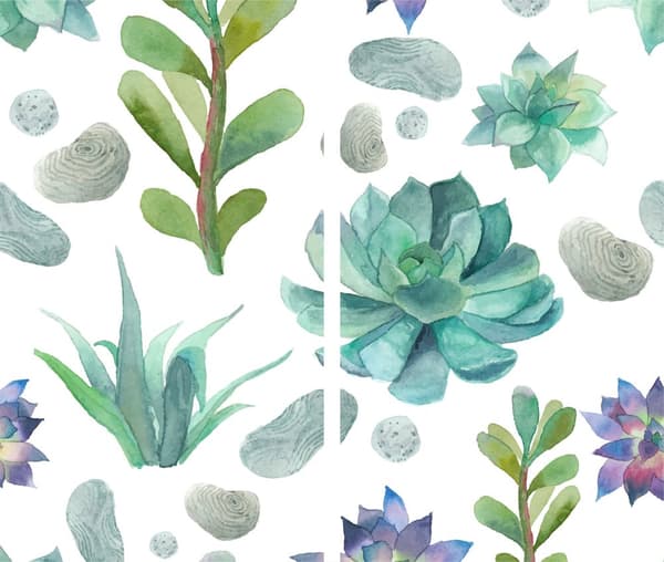 GLAS SKÆREBRÆT 2x 30x52 BLOMSTER