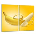 Miniatyrbild 1 av 11: GLAS SKÄRBRÄDA 2x 30x52 BANAN