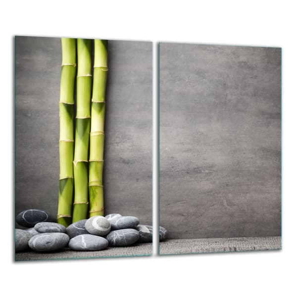 SKÄRBRÄDA I GLAS 2x 30x52 BAMBU