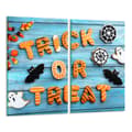 Miniatyrbillede 1 af 11: GLAS SKÆREBRÆT 2x 30x52 HALLOWEEN