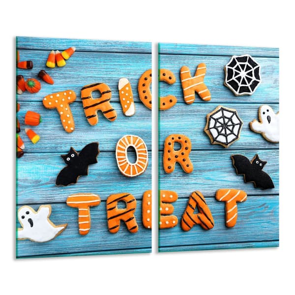 GLAS SKÆREBRÆT 2x 30x52 HALLOWEEN
