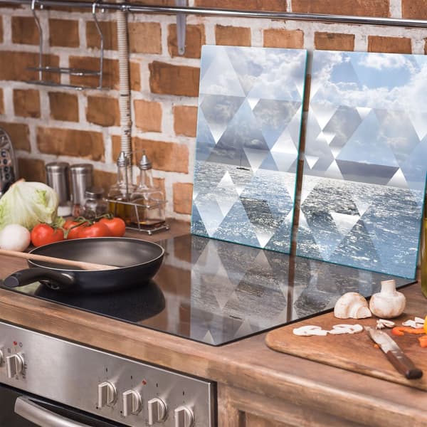 GLAS SKÆREBRÆT 2x 30x52 MOSAIK