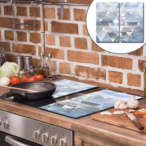 GLAS SKÆREBRÆT 2x 30x52 MOSAIK