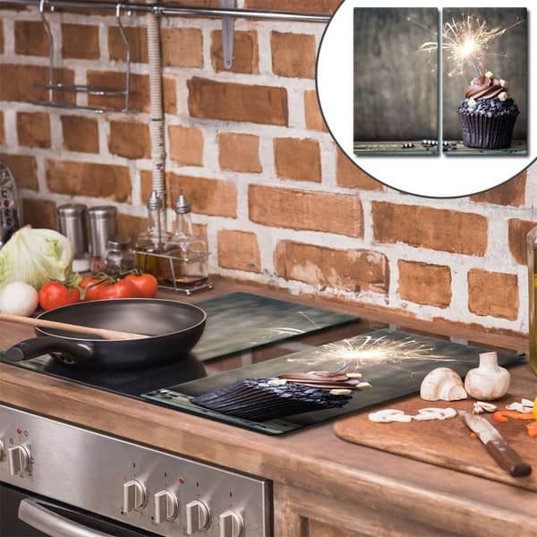 GLAS SKÄRBRÄDA 2x 30x52 KAKOR
