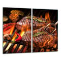 Miniatyrbild 1 av 11: GLAS SKÄRBRÄDA 2x 30x52 GRILL