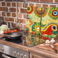 Pikkukuva 3 / 11: LASINEN LEIKKUULAUTA 2 x 30x52 MOSAIIKKI