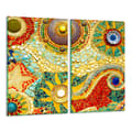 Pikkukuva 1 / 11: LASINEN LEIKKUULAUTA 2 x 30x52 MOSAIIKKI