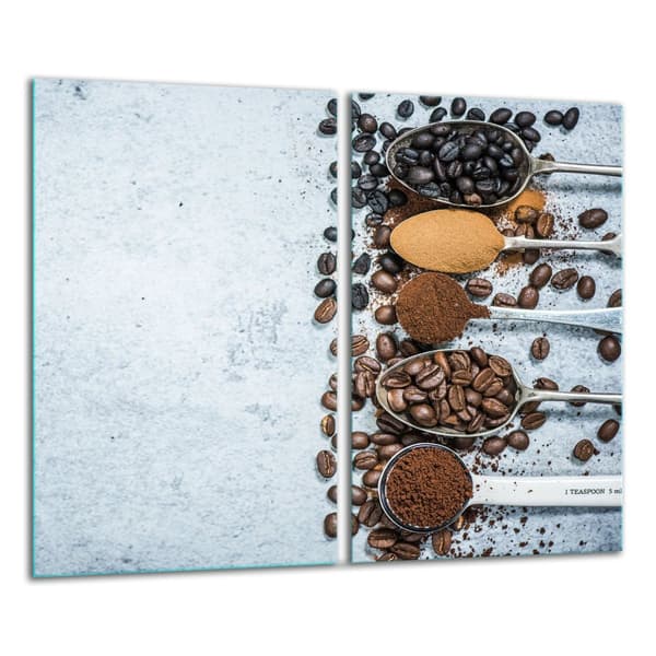 GLAS SKÆREBRÆT 2x 30x52 KAFFE