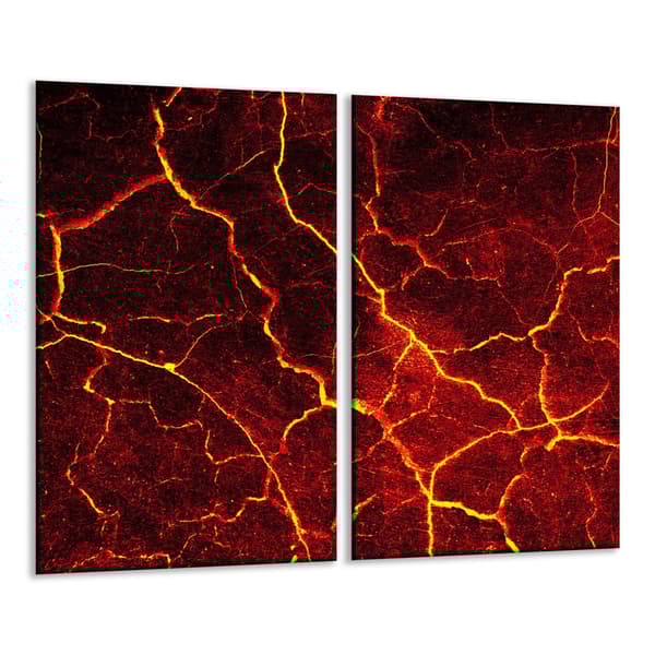 GLAS SKÆREBRÆT 2x 30x52 MØNSTER