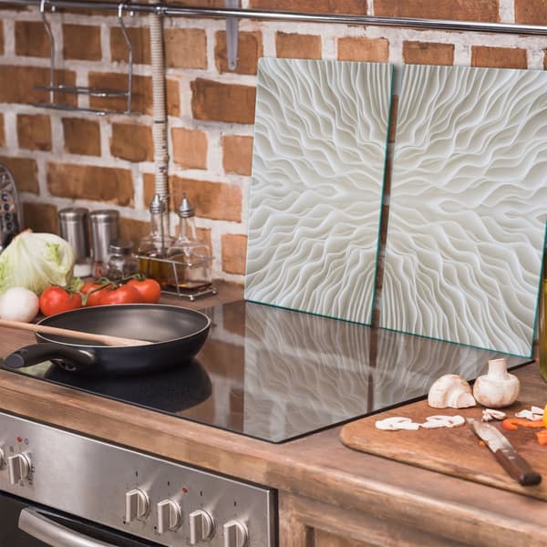 GLAS SKÆREBRÆT 2x 30x52 MØNSTER