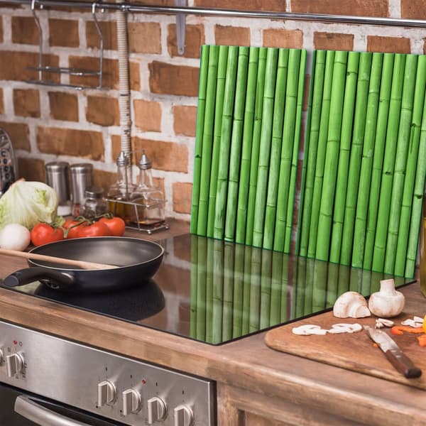 GLAS SKÄRBRÄDA 2x 30x52 GRÖN