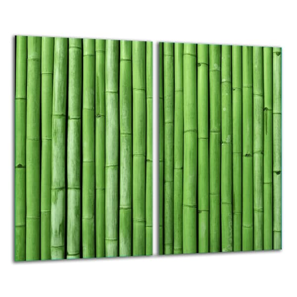 GLAS SKÄRBRÄDA 2x 30x52 GRÖN