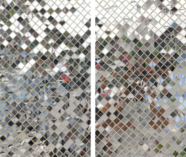 GLAS SKÄRBRÄDA 2x 30x52 MOSAIK